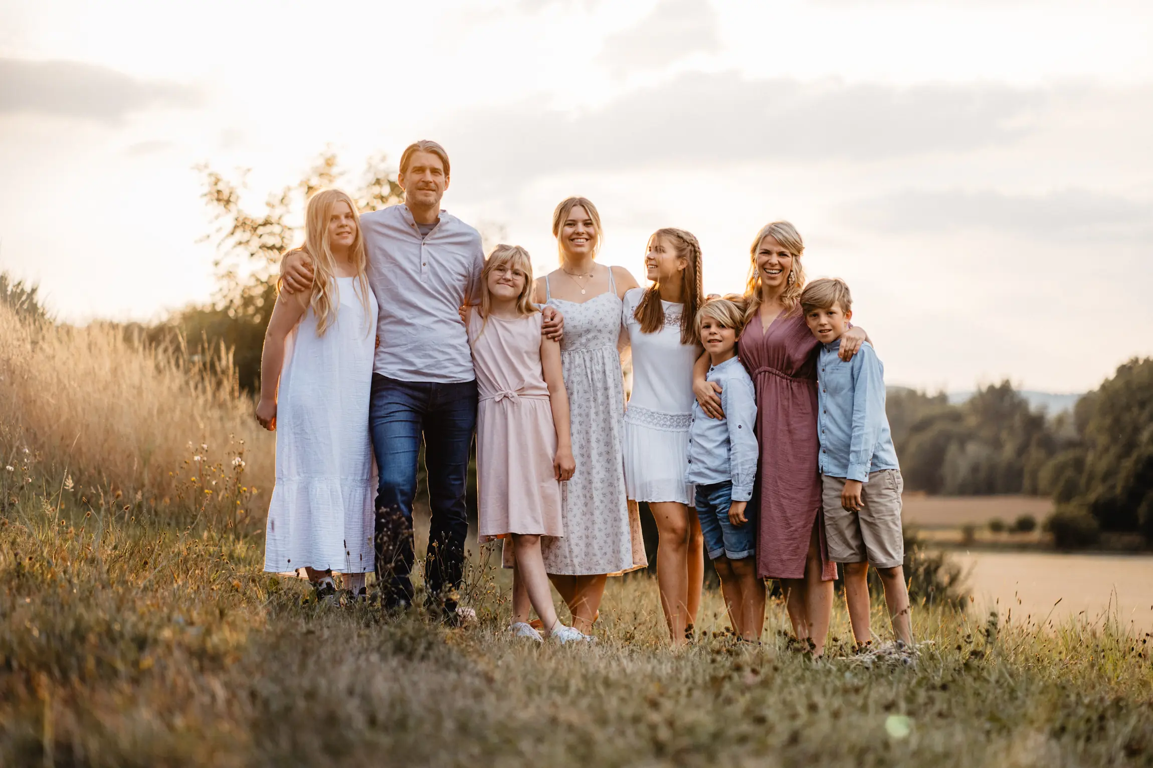 Familie Sturz — Familienfotos auf dem Land