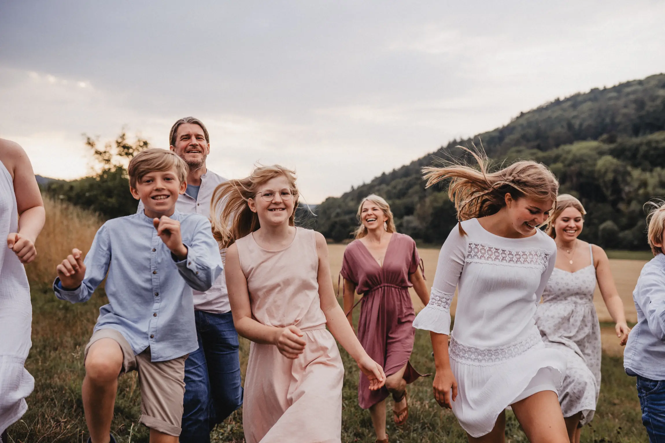 Familie Sturz · Familienfotos auf dem Land