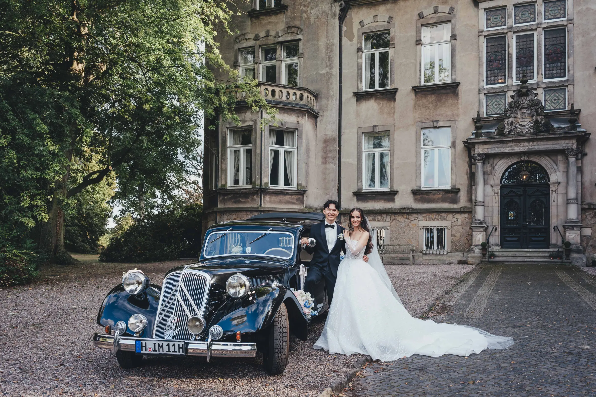Vicky & David — Hochzeitsauto